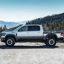 Rebel TRX Style Seitenstreifen Vinyl-Aufkleber-Set für Dodge Ram Rebel TRX 2021+_2