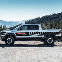 Rebel TRX Seitliche Streifen Vinyl-Aufkleber-Kit für Dodge Ram Rebel TRX 2021+_2
