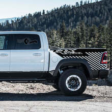 TRX Rebel Seitenstreifen Vinyl-Aufkleberset für Dodge Ram Rebel 2021+_2