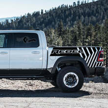 TRX Rebel Seitenstreifen Vinyl-Aufkleberset für Dodge Ram Rebel 2021+_3