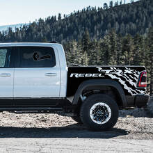 Schlammspritzschutz Seitlicher Vinyl-Aufklebersatz für Dodge Ram Rebel 2021+_2