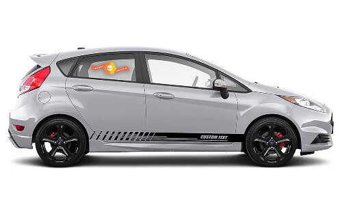 Racing Style Türseitenstreifen Vinyl Aufkleber Kit für Musclecar Fiesta S