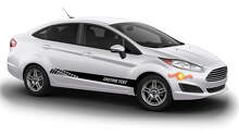 Racing-Style Türseitenstreifen Vinyl-Aufkleber-Set für Musclecar Fiesta_3