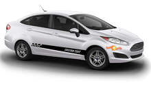 Racing-Style Türseitenstreifen Vinyl-Aufkleber-Set für Musclecar Fiesta_4