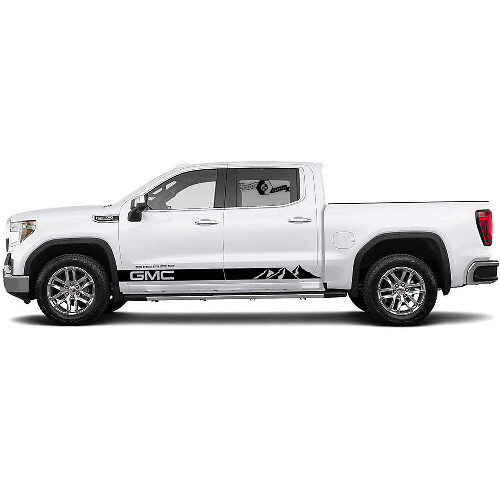 Mountain Style Seitenstreifen Vinyl Aufkleber Set für GMC Sierra