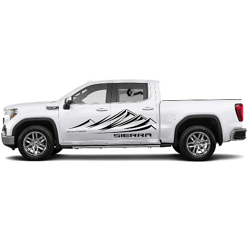 Bergkette Tür Vinyl Aufkleber Kit für GMC Sierra