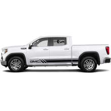 Markiertes Vinyl-Aufkleberset für Türseitenstreifen passend für GMC Sierra_3