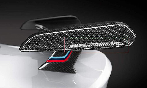 M Performance Style Spoiler Vinyl Aufkleberset für BMW