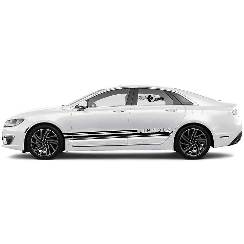 Dekoriertes Seitenstreifen-Vinylaufkleber-Kit für Lincoln MKZ_1