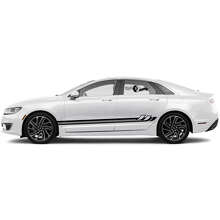 Dekoriertes Seitenstreifen-Vinylaufkleber-Kit für Lincoln MKZ_3