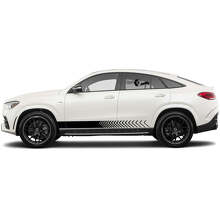 Dekoriertes Seitliches Streifen-Vinylaufkleber-Set für Mercedes Benz GLE_2