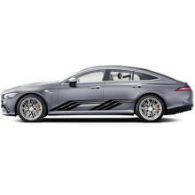 Dekoriertes Seitliches Streifen-Vinyl-Aufkleber-Set für Mercedes Benz AMG GT3_2