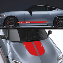 Nismo Kontur Motorhauben- und Seitestreifen Vinyl-Aufkleber-Set für Nissan Z Nismo 2024_2