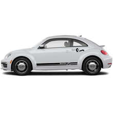 Beetle Schriftzug Seiten-Rennstreifen Vinyl-Aufkleber-Kit für Volkswagen Beetle_3