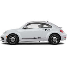 Beetle Schriftzug Seiten-Akzentstreifen Vinyl-Aufkleber-Set für Volkswagen Beetle_3