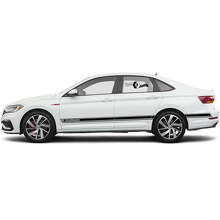 Volkswagen Schriftzug Seitenstreifen Vinyl-Aufkleber Set für Volkswagen Jetta_4