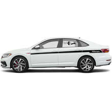 Markierte Seiten-Akzentstreifen Aufkleberset aus Vinyl für Volkswagen Jetta_3