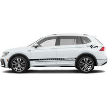 Akzent Seitenstreifen Vinyl-Aufkleberset für Volkswagen Tiguan_5