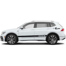 Akzent-Seitenstreifen Vinyl-Aufkleber-Set für Volkswagen Tiguan_3