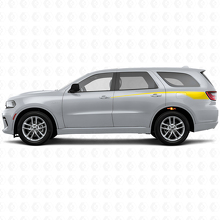 Verjüngende hintere seitliche Streifen Vinyl-Aufkleber-Set für Dodge Durango 2011+_5
