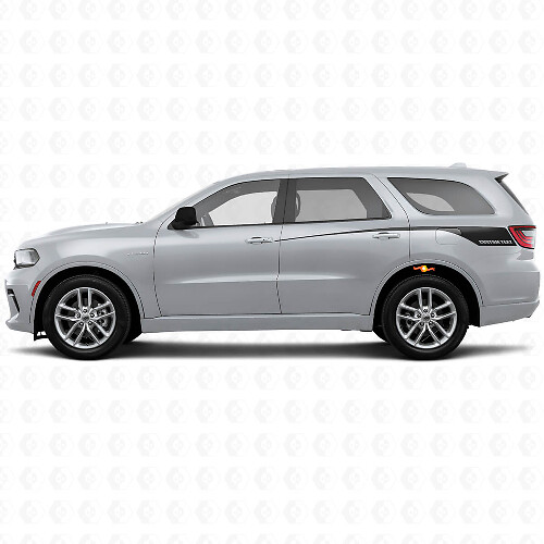 Verjüngende maßgeschneiderte seitliche Heckstreifen Vinyl-Aufkleber Set für Dodge Durango 2011+