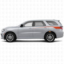Verjüngende maßgeschneiderte seitliche Heckstreifen Vinyl-Aufkleber Set für Dodge Durango 2011+_4