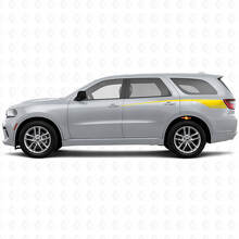 Verjüngende maßgeschneiderte seitliche Heckstreifen Vinyl-Aufkleber Set für Dodge Durango 2011+_5