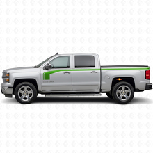 Hockey-Stick-Stil mit Oberer Umrissseiten-Vinylaufkleber-Set für Chevy Silverado 1500 2014+_3