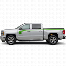 Hockey-Stick-Design mit unterer Umriss-Seiten-Vinyl-Aufkleber-Kit für Chevy Silverado 1500 2014+_3