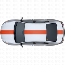 Breites Racing-Streifen-Obere Seiten-Vinyl-Aufkleberset für Dodge Dart 2013+_4
