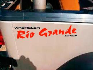 Jeep Rio GRANDE Wrangler Seite Vinyl-Aufkleber in allen Farben