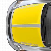 Individuelles Doppel-Weitstreifen-Haubenvinylaufkleberset für Dodge Caliber ab 2007_5