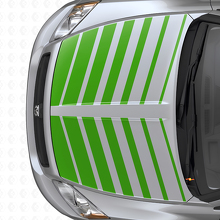 Doppelblitz-Streifen Motorhauben-Vinylaufkleber-Set für Dodge Caliber 2007+_3