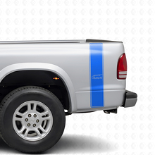 Sport 4x4 Outline Streifen Heck Seiten Vinyl Aufkleber Set für Dodge Dakota 1997+_2