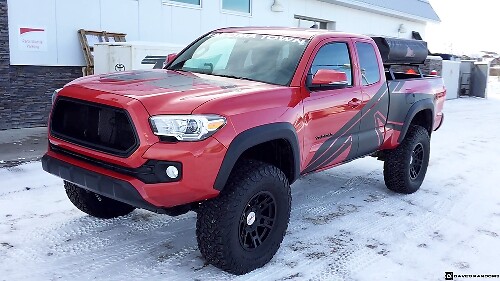 TRD-Stil Seitenaufkleber Vinyl Decal Kit für Toyota Tacoma 2015-2018