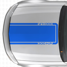 300 PS Motorhauben-Kontur-Streifen Vinyl-Aufkleber für Musclecar Musclecarmodel Mach 1 2005-09_2