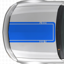 281 Motorhauben-Konturstreifen Vinyl-Aufkleber für Musclecar Musclecarmodel Mach 1 2005-09_2