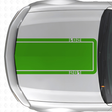 281 Motorhauben-Konturstreifen Vinyl-Aufkleber für Musclecar Musclecarmodel Mach 1 2005-09_3