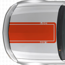 281 Motorhauben-Konturstreifen Vinyl-Aufkleber für Musclecar Musclecarmodel Mach 1 2005-09_4