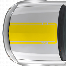 281 Motorhauben-Konturstreifen Vinyl-Aufkleber für Musclecar Musclecarmodel Mach 1 2005-09_5