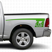 4x4 Offroad Heck Seitenstreifen Vinyl-Aufkleber Kit für Dodge Ram 2009-18_3