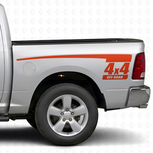 4x4 Offroad Heck Seitenstreifen Vinyl-Aufkleber Kit für Dodge Ram 2009-18_4