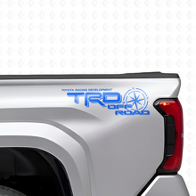 TRD Off Road Kompass Seitenbetten Vinyl-Aufkleber-Set für Toyota Tacoma_2