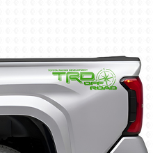 TRD Off Road Kompass Seitenbetten Vinyl-Aufkleber-Set für Toyota Tacoma_3