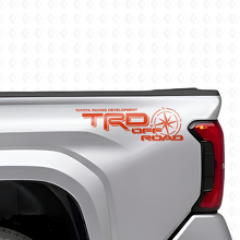 TRD Off Road Kompass Seitenbetten Vinyl-Aufkleber-Set für Toyota Tacoma_4
