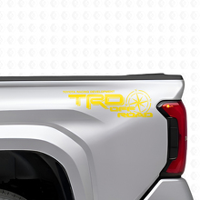 TRD Off Road Kompass Seitenbetten Vinyl-Aufkleber-Set für Toyota Tacoma_5