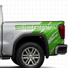 Markenspezifischer, Used-Look Seitenvinyl-Aufkleber-Kit für GMC Sierra 2019_3