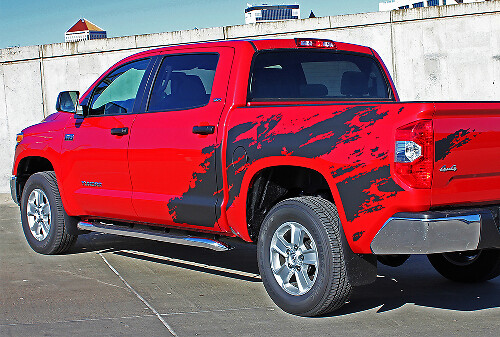 Schlammabweiser Seitenwand Vinyl-Aufkleberset für Toyota Tacoma