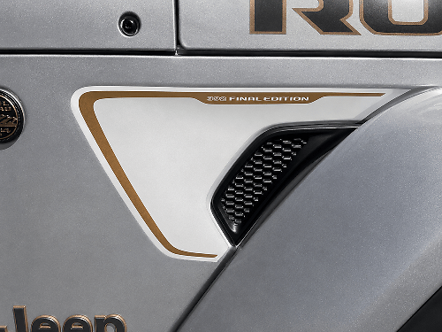 392 Final Edition Kotflügel-Lüftung Vinyl-Grafik Dekor-Kit für Jeep Wrangler Rubicon