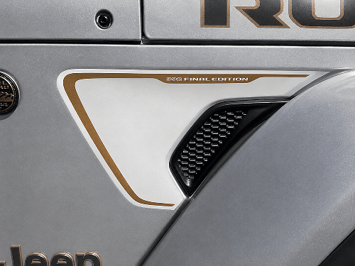 392 Final Edition Kotflügel-Lüftung Vinyl-Grafik Dekor-Kit für Jeep Wrangler Rubicon